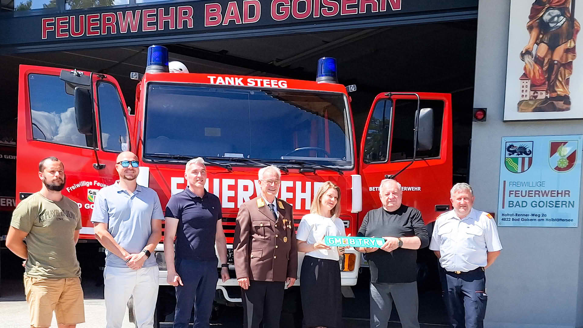 FF Bad Goisern: Feuerwehrfahrzeug für die Ukraine