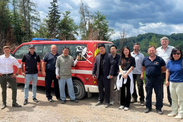 BFVGU A6: Feuerwehrdelegation aus Südkorea zum Thema Waldbrandbekämpfung zu Gast