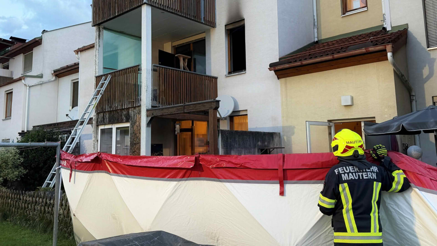 Wohnungsbrand in Kalwang fordert ein Todesopfer