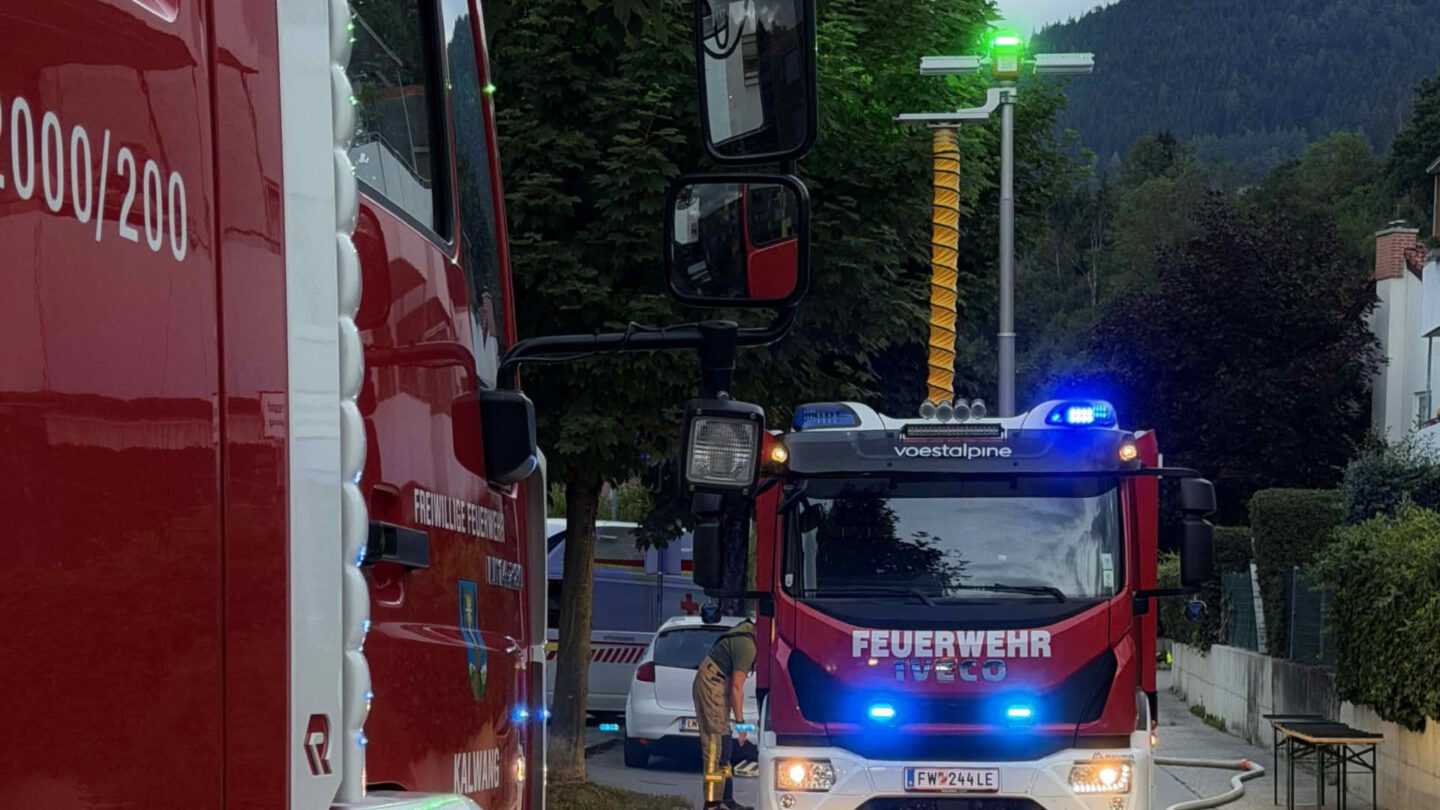Wohnungsbrand in Kalwang fordert ein Todesopfer