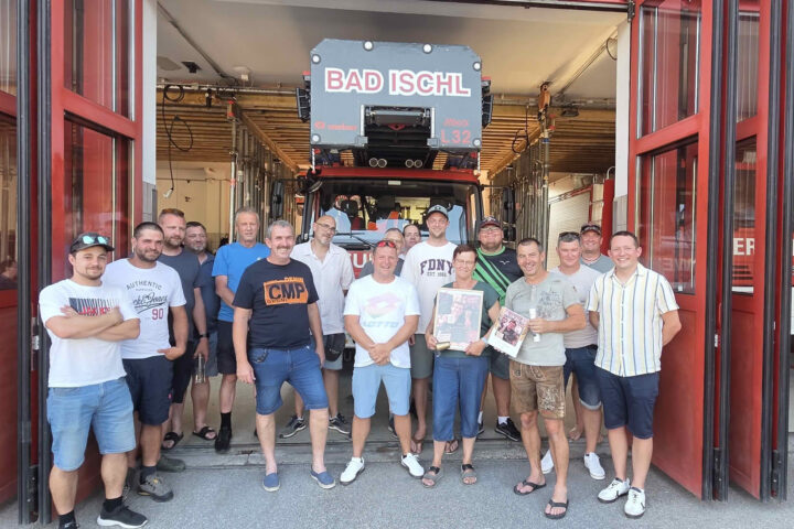 FF Bad Ischl: Grillfeier bei der Hauptfeuerwache