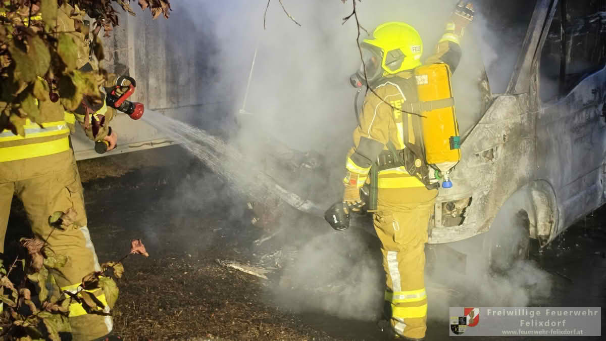 Fahrzeugbrand in der Nestroygasse