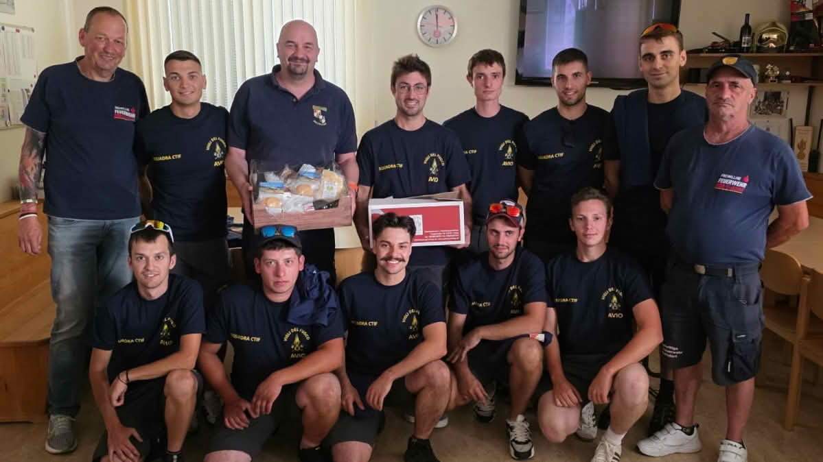 Besuch unserer Partnerfeuerwehr aus Avio (Italien)