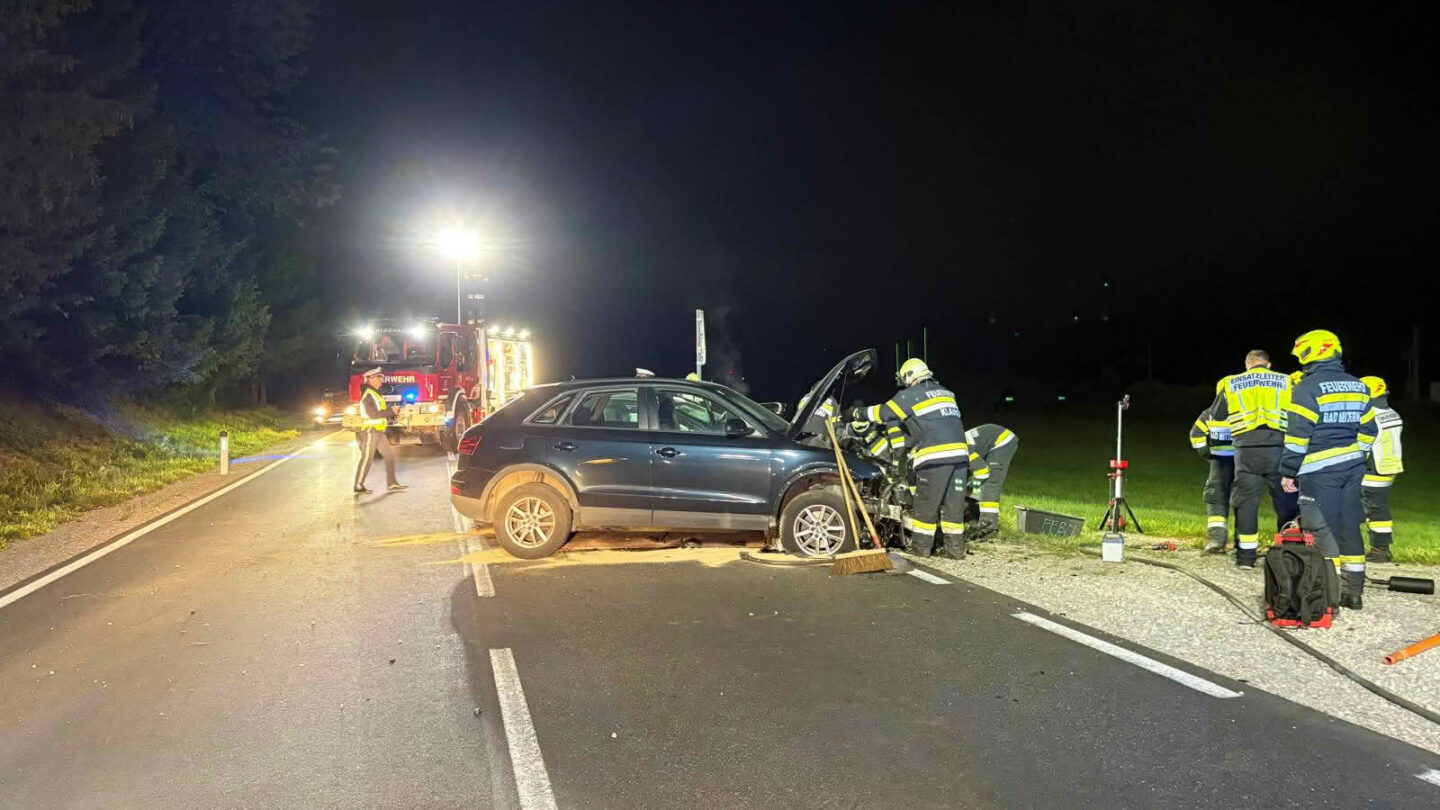 Verkehrsunfall auf der B145