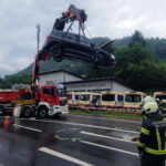 FF Bad Ischl: Verkehrsunfall auf der B145 in Bad Ischl/Roith endete glimpflich