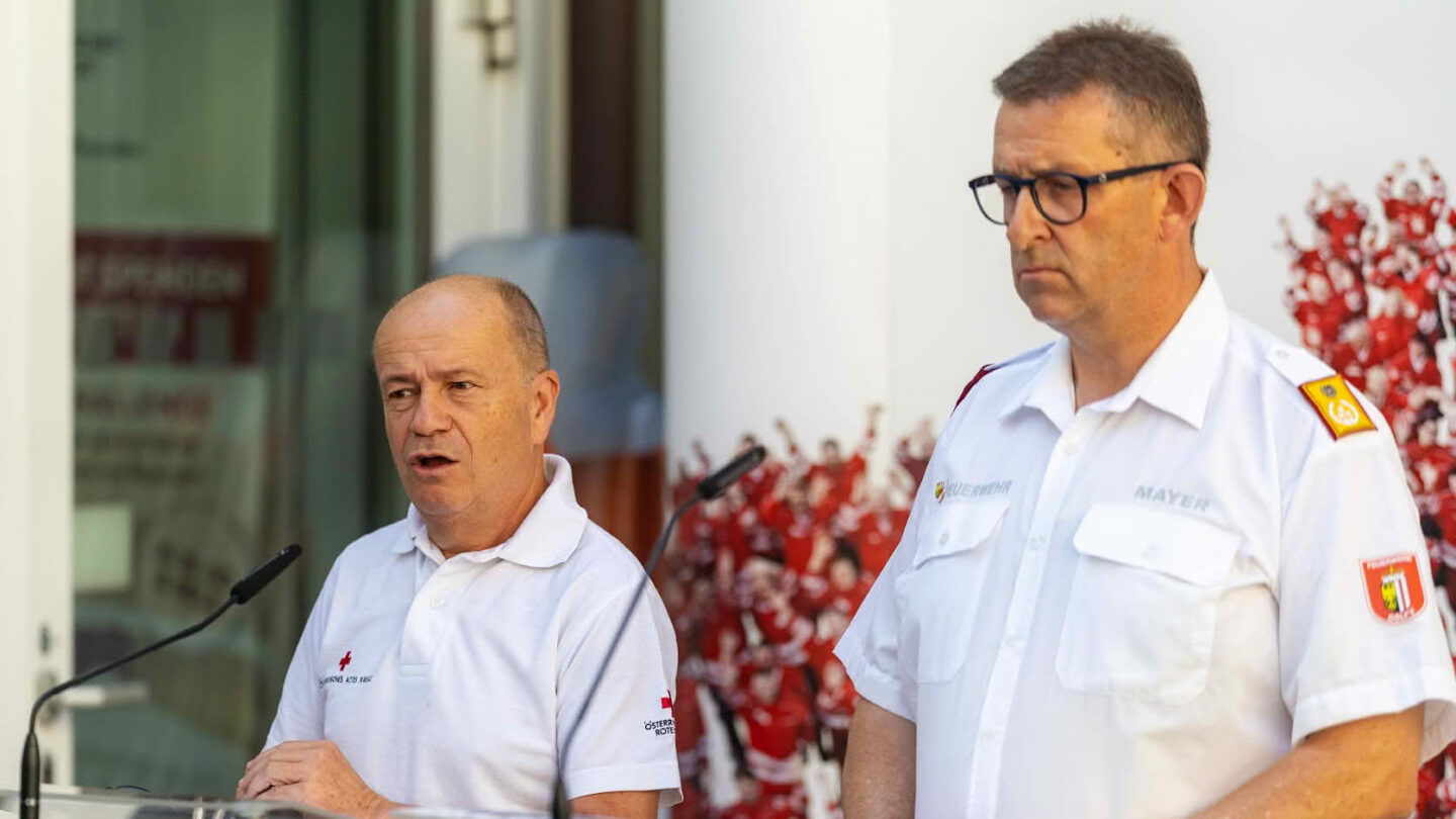 Rotes Kreuz & Bundesfeuerwehrverband warnen vor Extremhitze Rotes Kreuz & Bundesfeuerwehrverband warnen vor Extremhitze