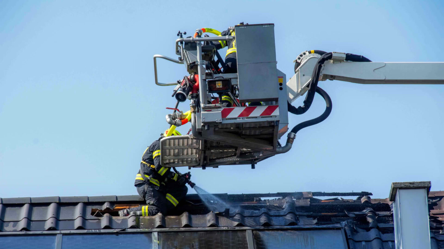 Dachstuhlbrand bei landwirtschaftlichem Objekt