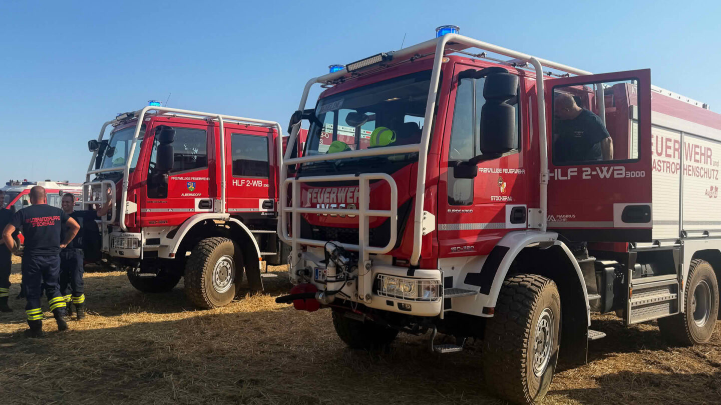 Vegetationsbrand im Raum Neusiedl an der Zaya