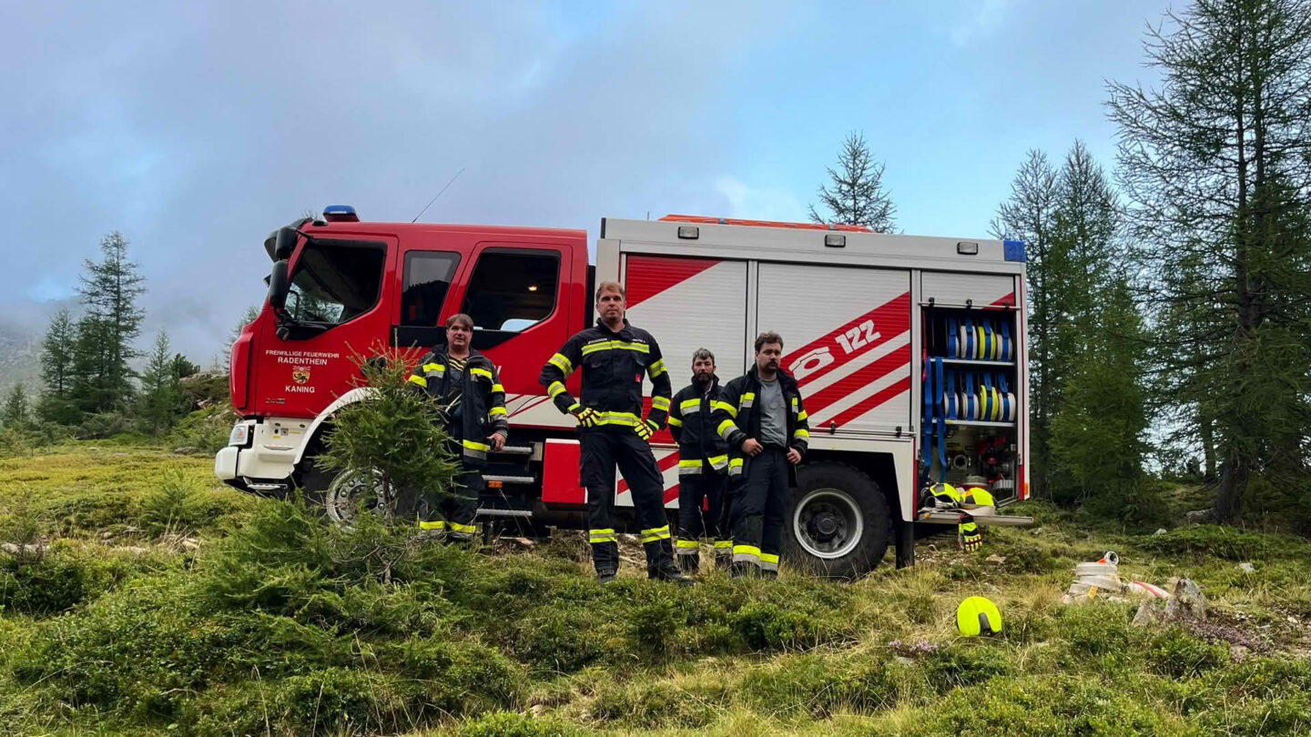 Tierrettung im Bereich Koflachalm