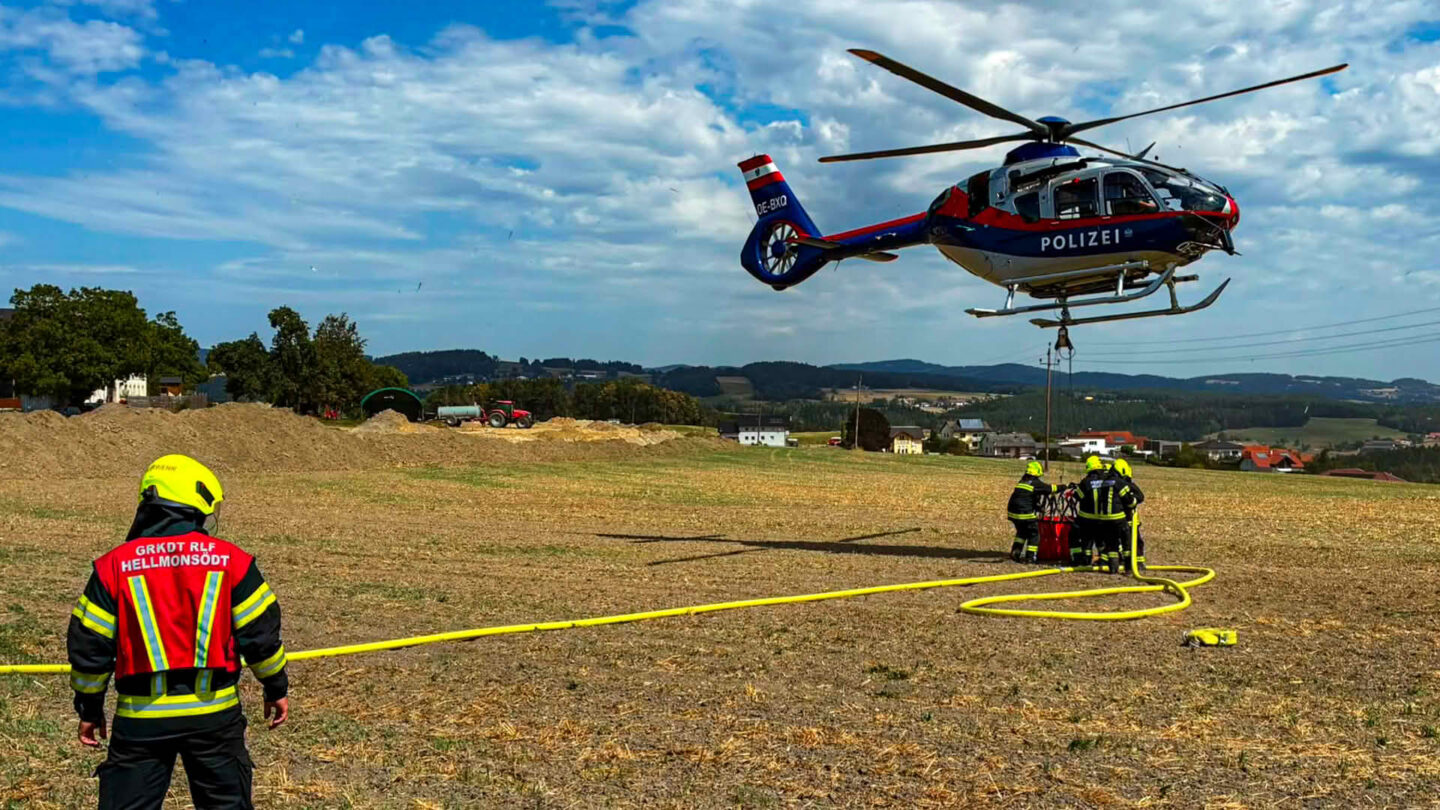 Bilder und Meldung der Flugpolizei