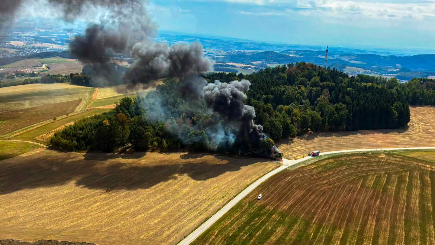 Bilder und Meldung der Flugpolizei