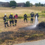 BFK Waidhofen/Thaya: Trockenheit – Vier Brandherde durch Funkenflug