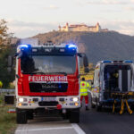 BFK Krems: Menschenrettung nach Verkehrsunfall bei Palt
