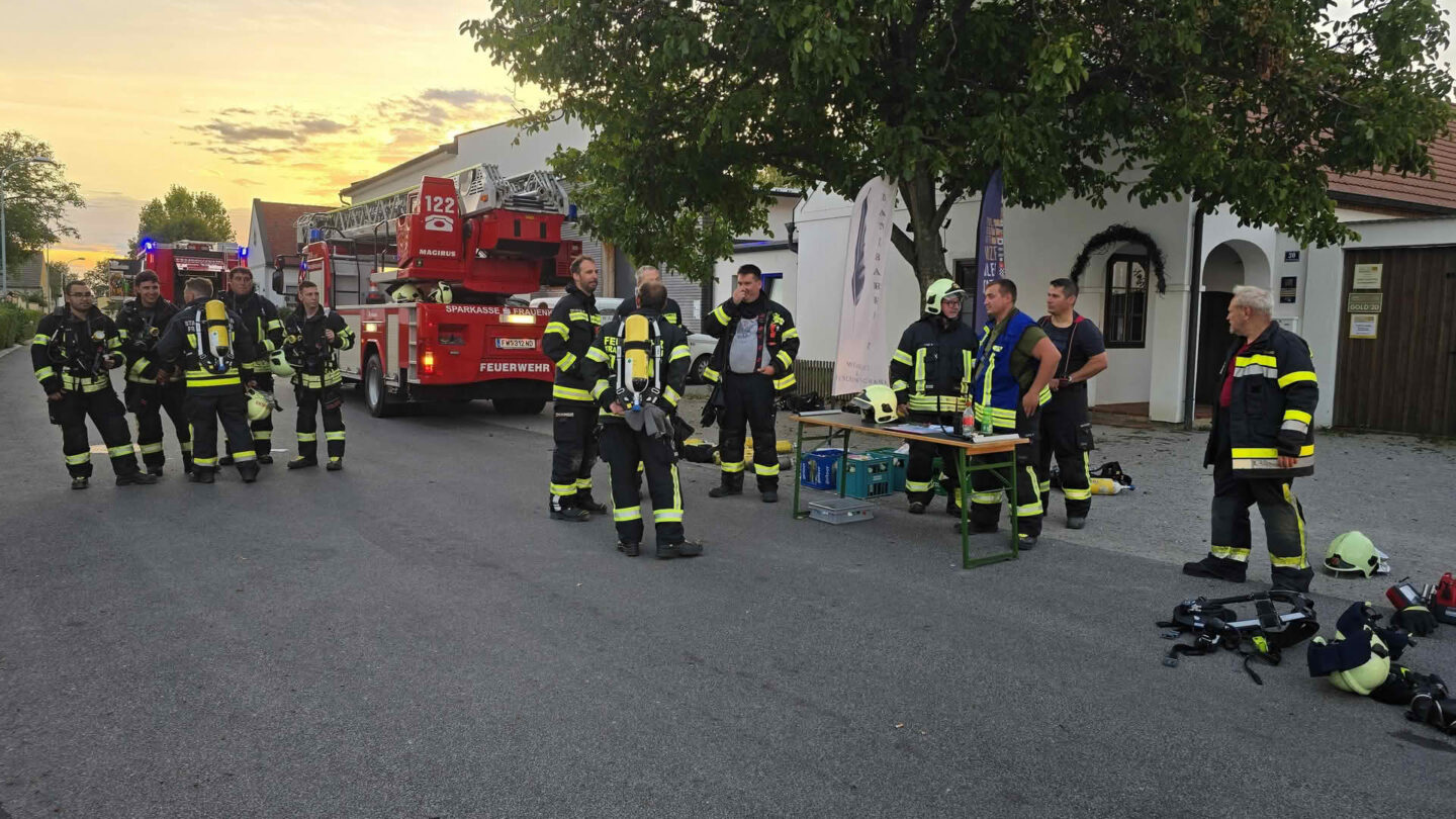 Kellerbrand in Podersdorf