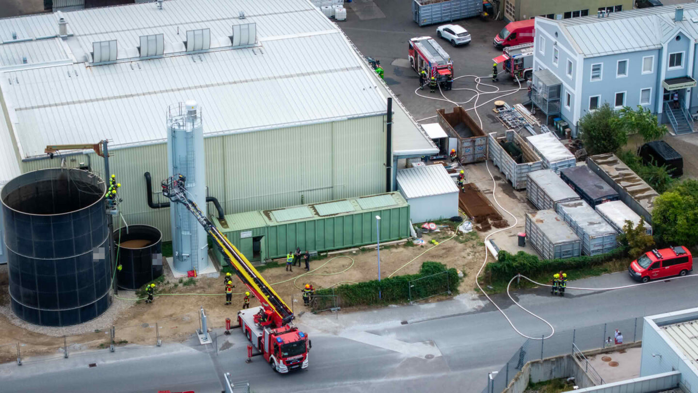 Ersthelfer verhindern Großbrand in Krems