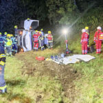 AFK Mondsee: Kleintransporter überschlägt sich auf der A1