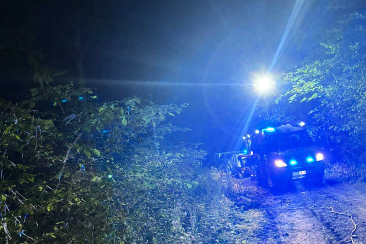 FF Kapfenberg-Diemlach: Menschenrettung nach Fahrradsturz am Diemlachkogel